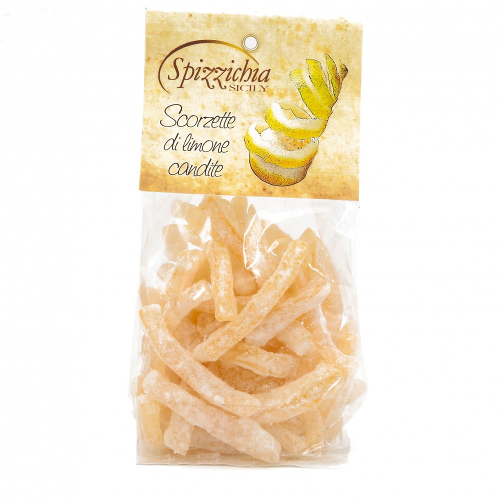 Kandierte Zitronenschalen (160 g)