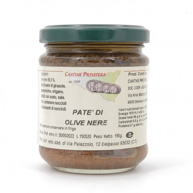 Patè di olive nere (280 gr)