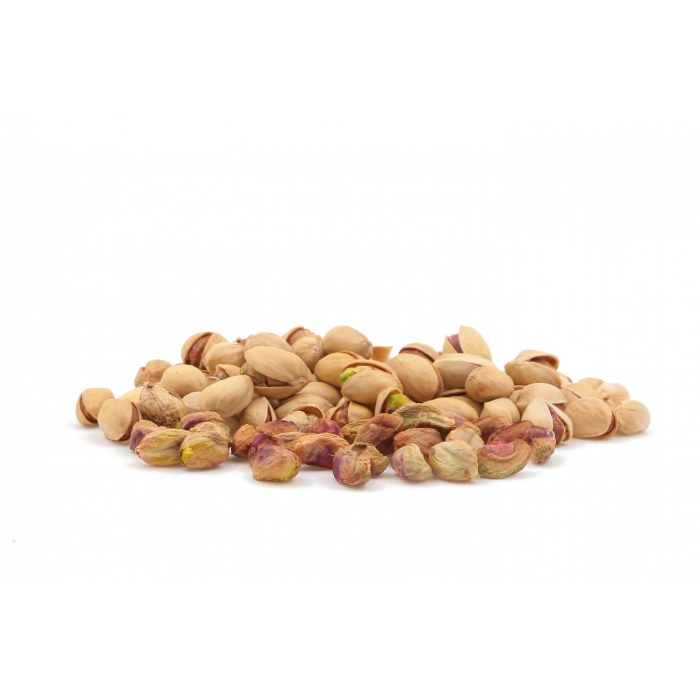 Beutel à 500 g naturbelassene Pistazien mit Schale