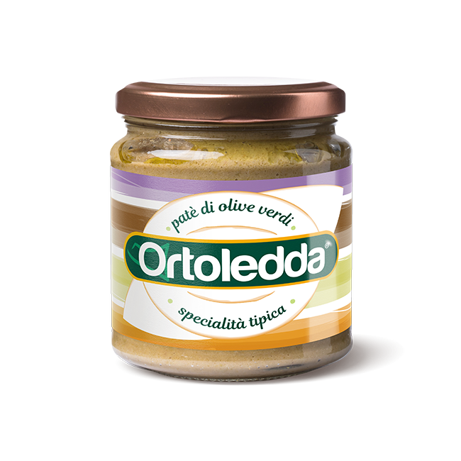 Paste aus grünen Oliven...