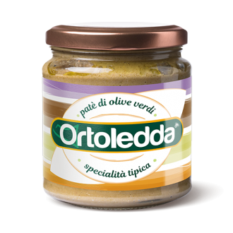 Paste aus grünen Oliven...