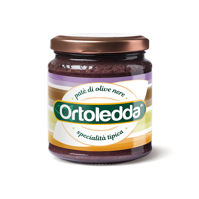 Paste aus schwarzen Oliven...