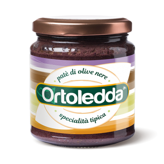 Paste aus schwarzen Oliven...
