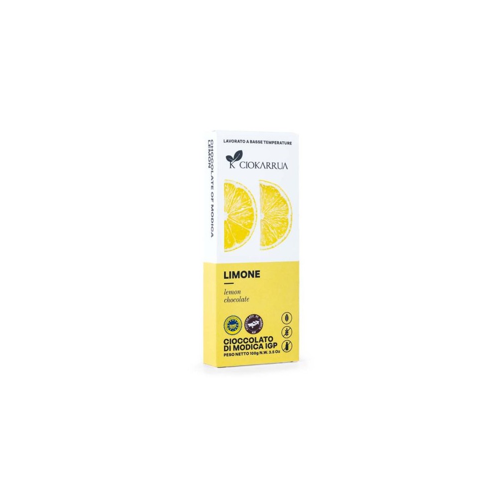Cioccolato Modica IGP-Limone (100g)