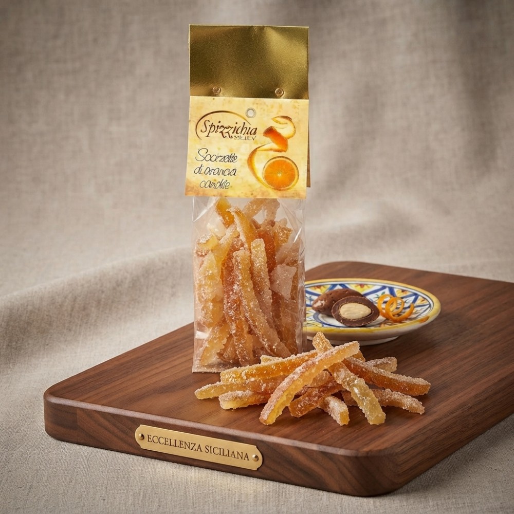 Scorzette Candite di Arancia (160g)