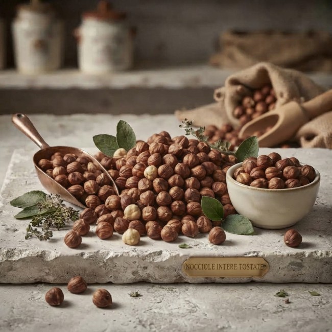 Nocciole sgusciate e...