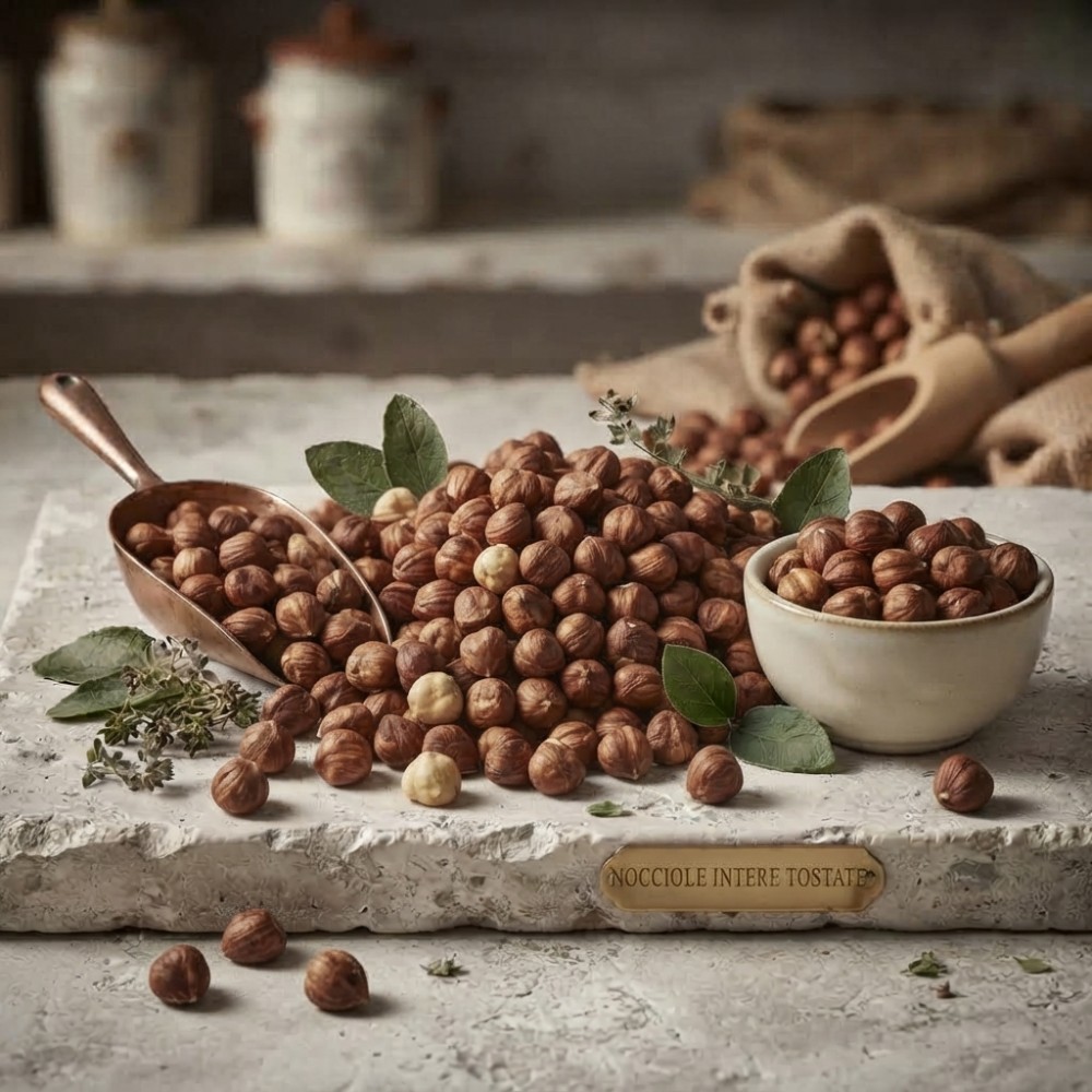 Nocciole sgusciate e tostate (500 g)