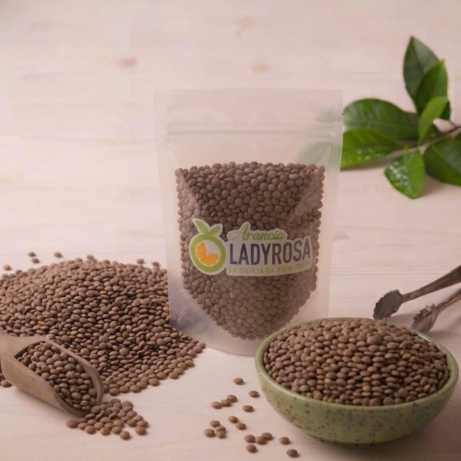 Dunkle Linsen (1 kg)
