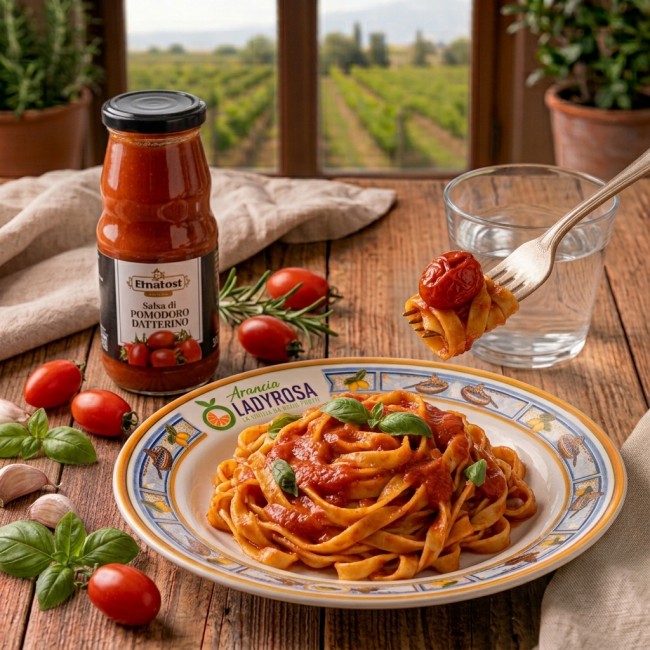 Fertige Tomatensauce mit...